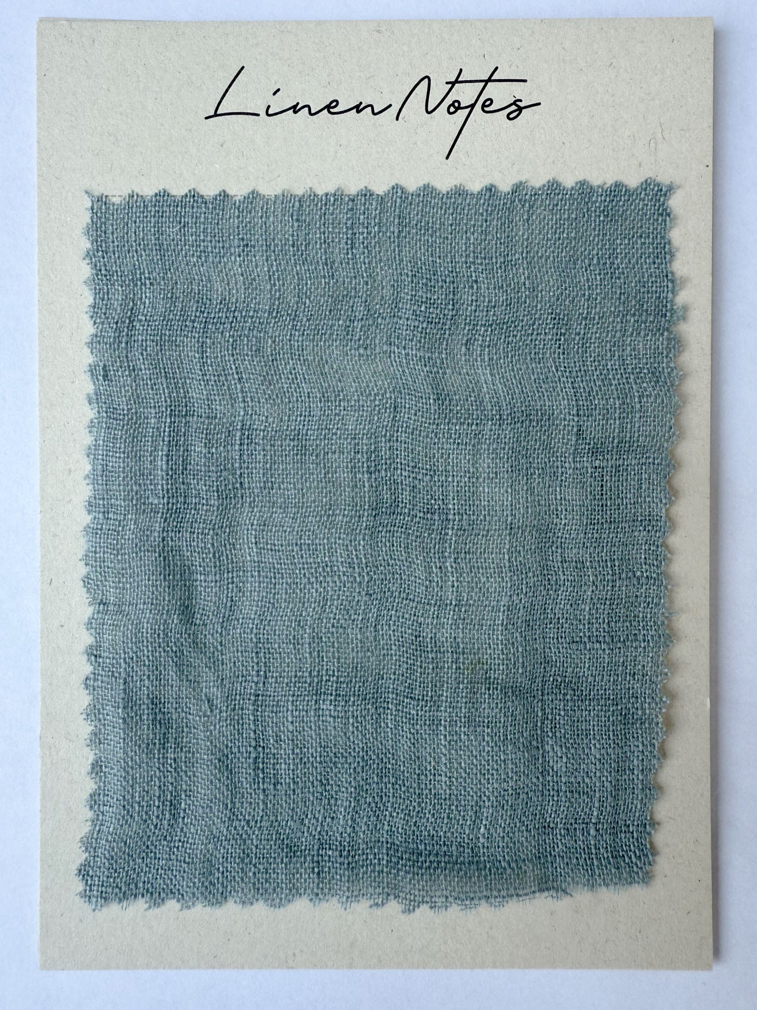 Linnen Mousseline Staal 90 g/m² – Steenblauw