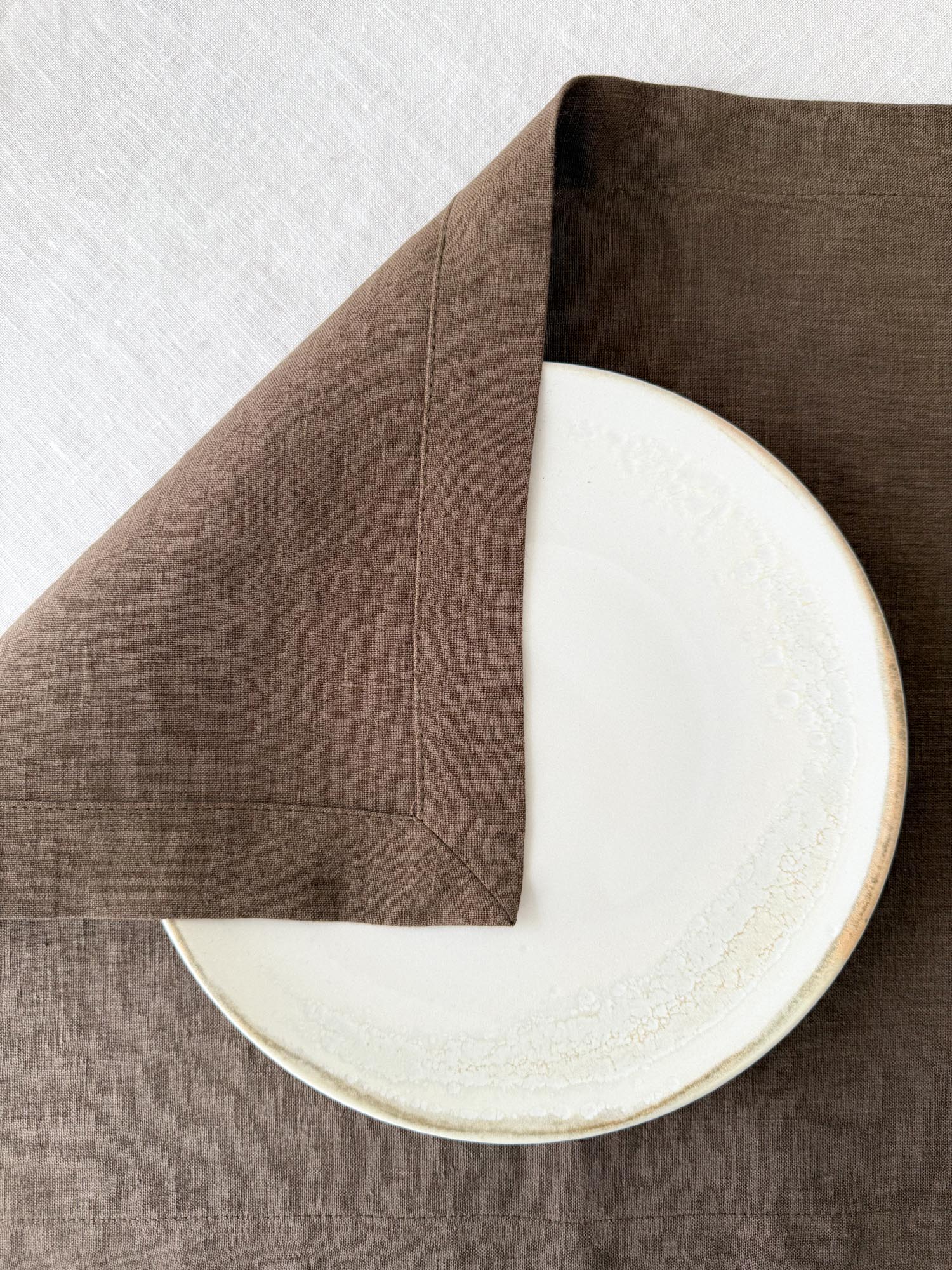 Bruin Linnen Placemat