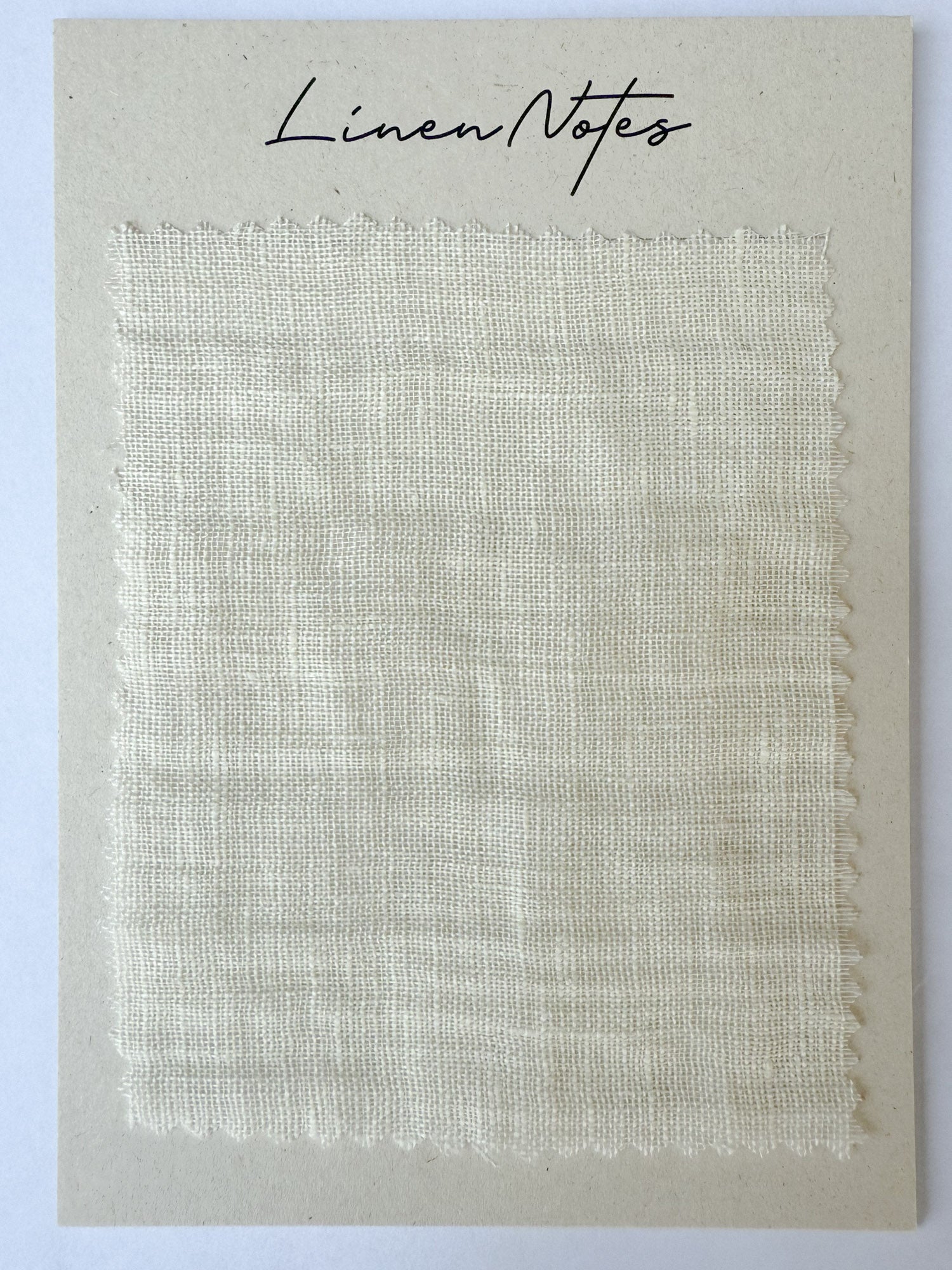 Linnen Mousseline Staal 90 g/m² – Vanille