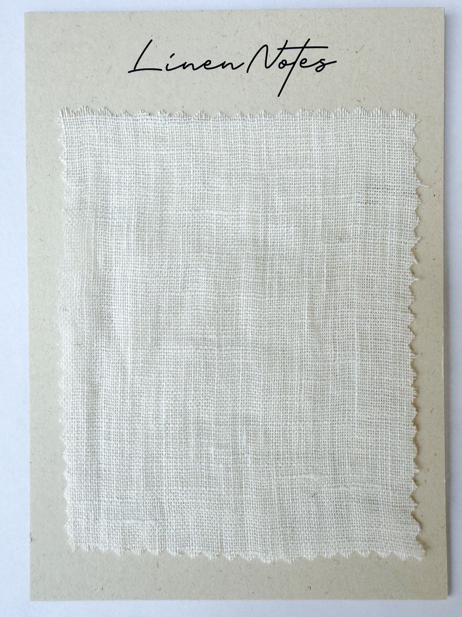 Linnen Mousseline Staal 90 g/m² – Gebroken Wit