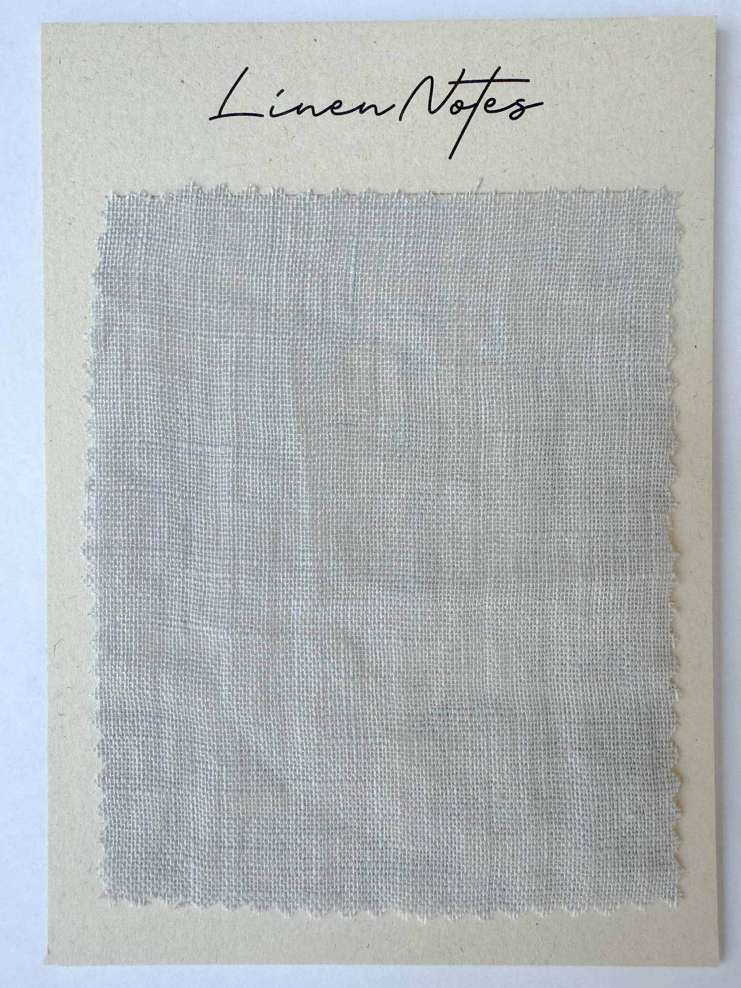 Linnen Mousseline Staal 90 g/m² – Lichtgrijs